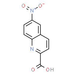 ChemSpider 2D Image | 6-nitroquinoline-2-carboxylic acid | C10H6N2O4