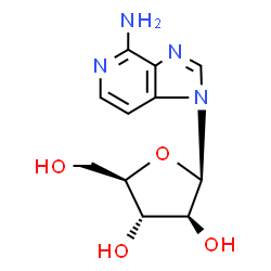 ChemSpider 2D Image | 1-(beta-D-Arabinofuranosyl)-1H-imidazo[4,5-c]pyridin-4-amine | C11H14N4O4