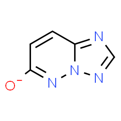 ChemSpider 2D Image | [1,2,4]Triazolo[1,5-b]pyridazin-6-olate | C5H3N4O