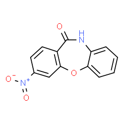 ChemSpider 2D Image | 3-Nitrodibenzo[b,f][1,4]oxazepin-11(10H)-one | C13H8N2O4