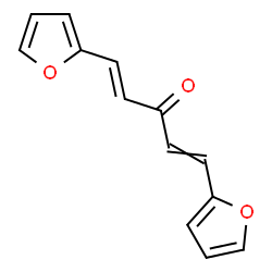 ChemSpider 2D Image | (1E)-1,5-Di(2-furyl)-1,4-pentadien-3-one | C13H10O3