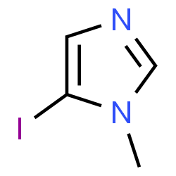 ChemSpider 2D Image | 5-Iodo-1-methylimidazole | C4H5IN2