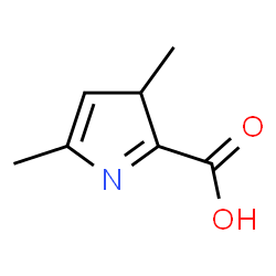 ChemSpider 2D Image | 3,5-dimethyl-1,3-dihydropyrrole-2-carboxylic acid | C7H10NO2