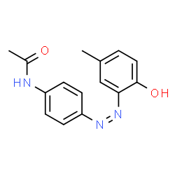 ChemSpider 2D Image | N-{4-[(Z)-(2-Hydroxy-5-methylphenyl)diazenyl]phenyl}acetamide | C15H15N3O2
