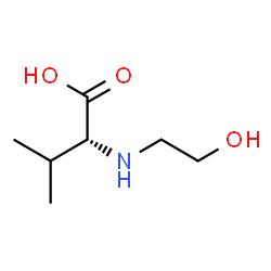 ChemSpider 2D Image | N-(2-Hydroxyethyl)-D-valine | C7H15NO3