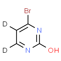 ChemSpider 2D Image | 4-Bromo-2-(~2~H_2_)pyrimidinol | C4HD2BrN2O