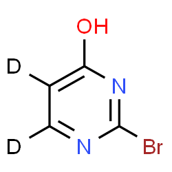ChemSpider 2D Image | 2-Bromo-4-(~2~H_2_)pyrimidinol | C4HD2BrN2O