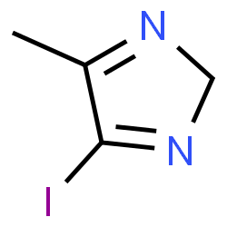 ChemSpider 2D Image | 4-Iodo-5-methyl-2H-imidazole | C4H5IN2