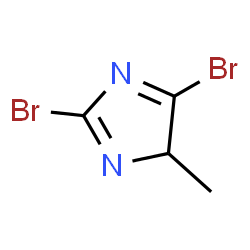 ChemSpider 2D Image | 2,5-Dibromo-4-methyl-4H-imidazole | C4H4Br2N2