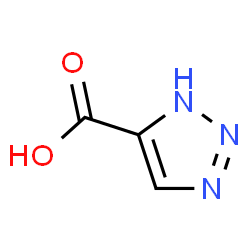 ChemSpider 2D Image | 1$l^{4},2,3-triazacyclopenta-1,4-diene-4-carboxylic acid | C3H4N3O2