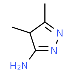 ChemSpider 2D Image | 4,5-dimethyl-1,4-dihydropyrazol-3-amine | C5H10N3