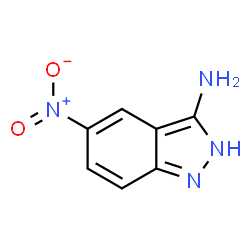 ChemSpider 2D Image | 5-nitro-1,2-dihydroindazol-3-amine | C7H7N4O2