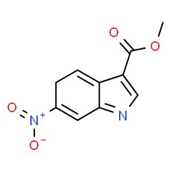 ChemSpider 2D Image | methyl 6-nitro-1,5-dihydroindole-3-carboxylate | C10H9N2O4