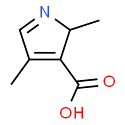 ChemSpider 2D Image | 2,4-dimethyl-1,2-dihydropyrrole-3-carboxylic acid | C7H10NO2