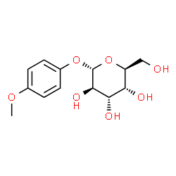 ChemSpider 2D Image | 4-Methoxyphenyl alpha-L-altropyranoside | C13H18O7