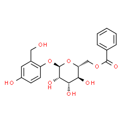 ChemSpider 2D Image | 4-Hydroxy-2-(hydroxymethyl)phenyl 6-O-benzoyl-alpha-D-mannopyranoside | C20H22O9