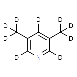 ChemSpider 2D Image | 3,5-Bis[(~2~H_3_)methyl](~2~H_3_)pyridine | C7D9N