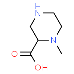ChemSpider 2D Image | 1-Methyl-2-piperazinecarboxylic acid | C6H12N2O2