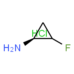 ChemSpider 2D Image | (1S)-2-Fluorocyclopropanamine hydrochloride (1:1) | C3H7ClFN