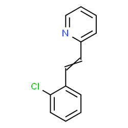 ChemSpider 2D Image | 2-[2-(2-Chlorophenyl)vinyl]pyridine | C13H10ClN