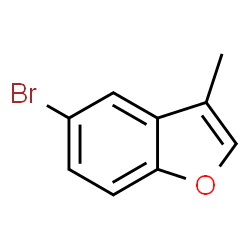 ChemSpider 2D Image | 5-bromo-3-methylbenzofuran | C9H7BrO
