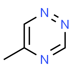 ChemSpider 2D Image | 5-Methyl-1,2,4-triazine | C4H5N3