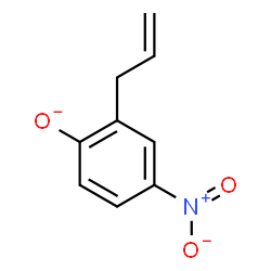 ChemSpider 2D Image | 2-Allyl-4-nitrophenolate | C9H8NO3