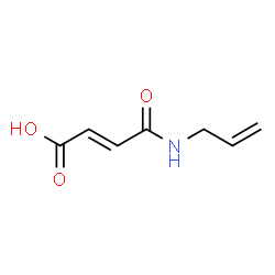ChemSpider 2D Image | (2E)-4-(Allylamino)-4-oxo-2-butenoic acid | C7H9NO3