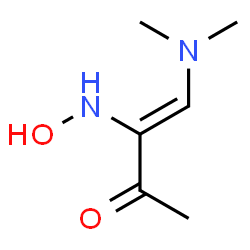 ChemSpider 2D Image | (3Z)-4-(Dimethylamino)-3-(hydroxyamino)-3-buten-2-one | C6H12N2O2