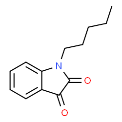ChemSpider 2D Image | 1-Pentylindoline-2,3-dione | C13H15NO2