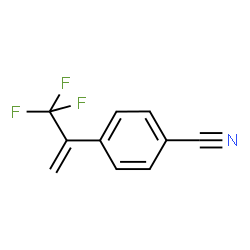 ChemSpider 2D Image | 4-(3,3,3-Trifluoro-1-propen-2-yl)benzonitrile | C10H6F3N
