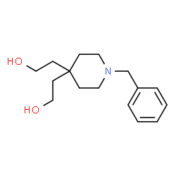 ChemSpider 2D Image | 2,2'-(1-Benzyl-4,4-piperidinediyl)diethanol | C16H25NO2