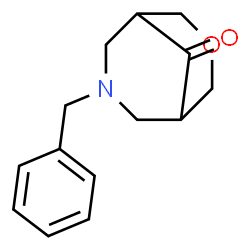 ChemSpider 2D Image | 7-Benzyl-3-oxa-7-azabicyclo[3.3.1]nonan-9-one | C14H17NO2