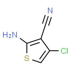 ChemSpider 2D Image | 2-Amino-4-chloro-3-thiophenecarbonitrile | C5H3ClN2S