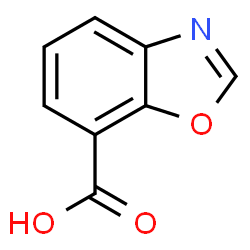 ChemSpider 2D Image | 1,3-Benzoxazole-7-carboxylic acid | C8H5NO3