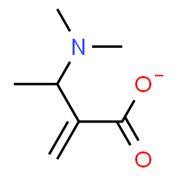 ChemSpider 2D Image | 3-(Dimethylamino)-2-methylenebutanoate | C7H12NO2