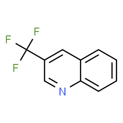 ChemSpider 2D Image | 3-(Trifluoromethyl)quinoline | C10H6F3N