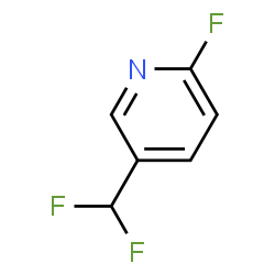 ChemSpider 2D Image | 5-(Difluoromethyl)-2-fluoropyridine | C6H4F3N