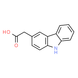 ChemSpider 2D Image | 9H-Carbazol-3-ylacetic acid | C14H11NO2