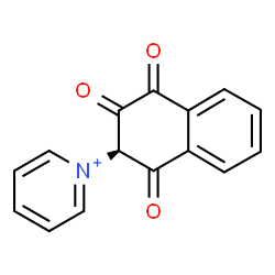 ChemSpider 2D Image | 1-[(2R)-1,3,4-Trioxo-1,2,3,4-tetrahydro-2-naphthalenyl]pyridinium | C15H10NO3