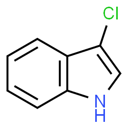 ChemSpider 2D Image | 3-Chloro-1H-indole | C8H6ClN
