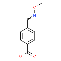 ChemSpider 2D Image | 4-[(Methoxyimino)methyl]benzoate | C9H8NO3