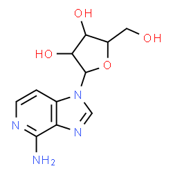 ChemSpider 2D Image | 1-Pentofuranosyl-1H-imidazo[4,5-c]pyridin-4-amine | C11H14N4O4