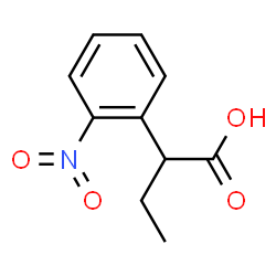 ChemSpider 2D Image | 2-(2-Nitrophenyl)butanoic acid | C10H11NO4