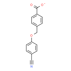 ChemSpider 2D Image | 4-[(4-Cyanophenoxy)methyl]benzoate | C15H10NO3