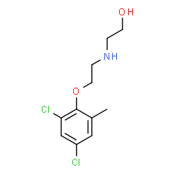 ChemSpider 2D Image | 2-[[2-(2,4-Dichloro-6-methylphenoxy)ethyl]amino]ethanol | C11H15Cl2NO2