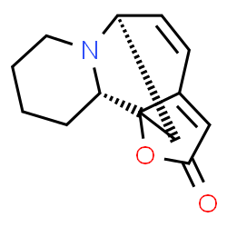 ChemSpider 2D Image | (2S,8R)-14-Oxa-7-azatetracyclo[6.6.1.0~1,11~.0~2,7~]pentadeca-9,11-dien-13-one | C13H15NO2
