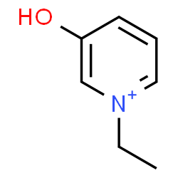ChemSpider 2D Image | 1-Ethyl-3-hydroxypyridinium | C7H10NO