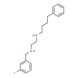 ChemSpider 2D Image | N-(3-Fluorobenzyl)-N'-(4-phenylbutyl)-1,2-ethanediamine | C19H25FN2