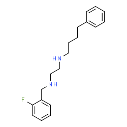 ChemSpider 2D Image | N-(2-Fluorobenzyl)-N'-(4-phenylbutyl)-1,2-ethanediamine | C19H25FN2